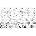 Kit de  joints toriques, climatisation VALEO - 509194