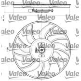 Koelventilator VALEO - 696350
