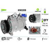 Kompressor, klimatanläggning VALEO - 690209