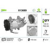 Kompressor, klimatanläggning VALEO - 813689