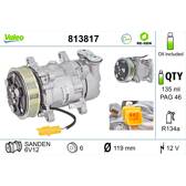 Kompressor, klimatanläggning VALEO - 813817