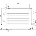 Kondensator, Klimaanlage VALEO - 812735