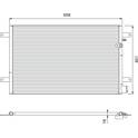 Kondensator, Klimaanlage VALEO - 814004