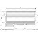 Kondensator, Klimaanlage VALEO - 814079