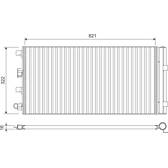 Kondensator, Klimaanlage VALEO - 814178