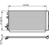 Kondensator, Klimaanlage VALEO - 814187