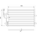 Kondensator, Klimaanlage VALEO - 814265