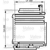 Kondensator, Klimaanlage VALEO - 814288