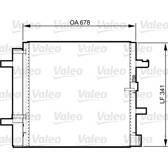 Kondensator, Klimaanlage VALEO - 814370