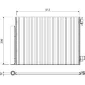 Kondensator, Klimaanlage VALEO - 814373