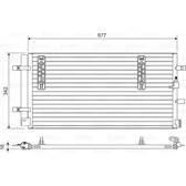 Kondensator, Klimaanlage VALEO - 814419