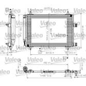 Kondensator, Klimaanlage VALEO - 817526