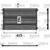 Kondensator, Klimaanlage VALEO - 817608