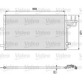 Kondensator, Klimaanlage VALEO - 818046