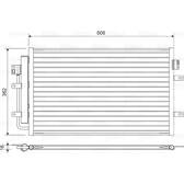Kondensator, Klimaanlage VALEO - 822551