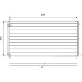 Kondensor, klimatanläggning VALEO - 814205