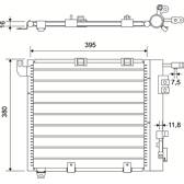 Kondensor, klimatanläggning VALEO - 817506