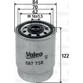 Kraftstofffilter VALEO - 587738