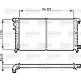 Kühler, Motorkühlung VALEO - 731530