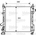 Kühler, Motorkühlung VALEO - 734392
