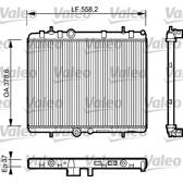 Kühler, Motorkühlung VALEO - 734463