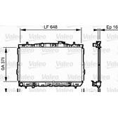 Kühler, Motorkühlung VALEO - 734965