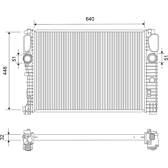 Kühler, Motorkühlung VALEO - 735120