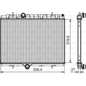 Kühler, Motorkühlung VALEO - 735630