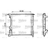 Kühler, Motorkühlung VALEO - 816656
