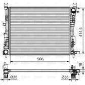 Kylare, motorkylning VALEO - 735634