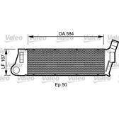 Ladeluftkühler VALEO - 818727