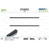 Jeu de 2 lames d'essuie-glace VALEO Silencio VALEO - 574052