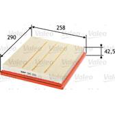 Luchtfilter VALEO - 585159