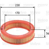 Luchtfilter VALEO - 585650