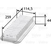 Luftfilter VALEO - 585059