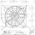 Moteur de ventilateur VALEO - 696118