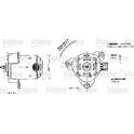 Moteur de ventilateur VALEO - 698356