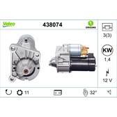 Motor de arranque (nueve) VALEO - 438074