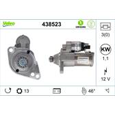 Motor de arranque (nove) VALEO - 438523