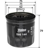 Oliefilter VALEO - 586144