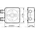 Oljekylare- motor VALEO - 818890