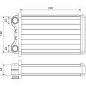 Permutador de calor, aquecimento do habitáculo VALEO - 812255