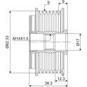Polia, alternador VALEO - 588127