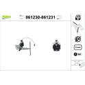 Raammechanisme achter VALEO - 861230