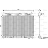Radiador, arrefecimento do motor VALEO - 701603