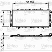 Radiador, arrefecimento do motor VALEO - 731611
