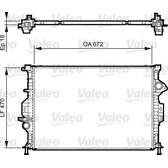Radiador, arrefecimento do motor VALEO - 735373