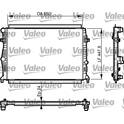 Radiador, arrefecimento do motor VALEO - 735556