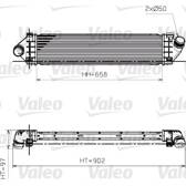 Radiador de aire de admisión VALEO - 818246