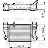 Radiador de aire de admisión VALEO - 818251